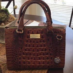 Brahmin purse brown